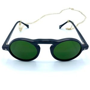 ANNE KLEIN ll for Riviera - Black Shades / Green Lenses